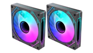 NG-A120B 2 Adet Infinity Mirror ARGB PWM Kasa Fanı