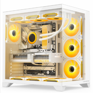 Alpha Elite 7x ARGB Fan Kumanda ve Kontrolcü ATX Boş Bilgisayar Kasası Beyaz