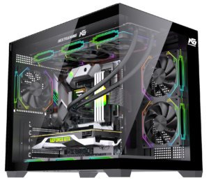 Orion Cube XL 6x ARGB Fan Kumanda ve Kontrolcü M-ATX Boş Bilgisayar Kasası Siyah