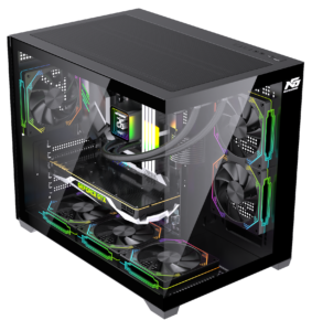 Orion Cube XL 750W 80+ Bronze Power 6x ARGB Fan Kontrolcülü M-ATX Boş Bilgisayar Kasası Siyah