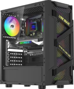 VegaX 4 Adet RGB Fanlı ATX Tuştan Değişen Boş Bilgisayar Kasası