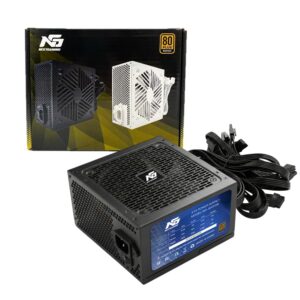 600W 80+ Bronze Ultra Sessiz Fdb Fan Atx M-Atx Power Supply Siyah