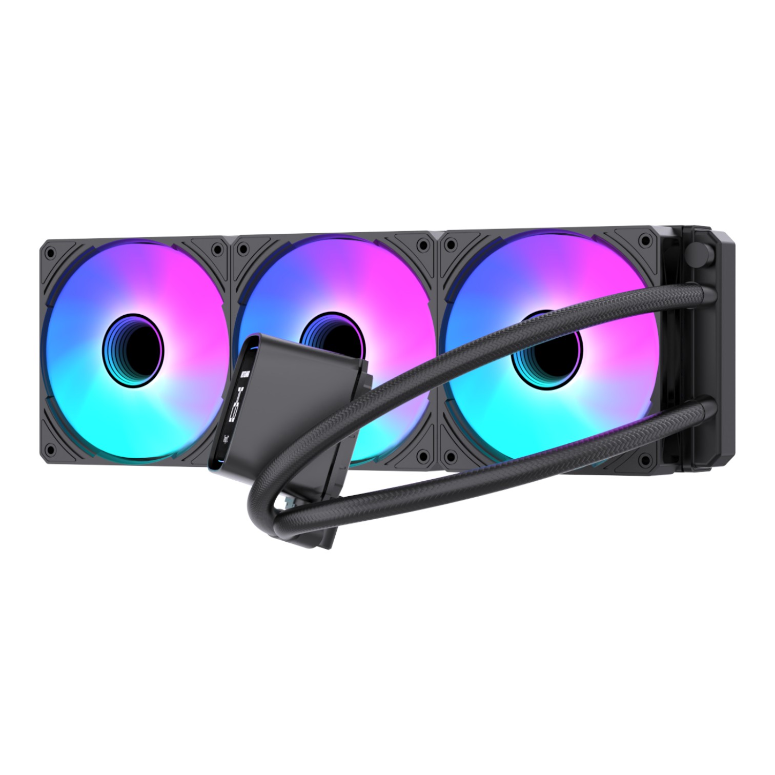 NG-360C Nitro Cool 360mm ARGB Fanlı Derece Göstergeli Sıvı CPU Soğutucu Siyah