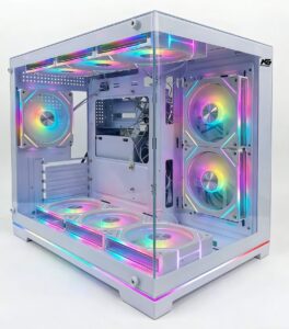 Orion Neon 6x ARGB Fan Kumanda ve Kontrolcü Micro ATX Boş Bilgisayar Kasası Beyaz